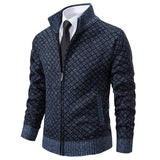 Zarellon - Stilvoll-lässiger Zip-Pullover in Blau