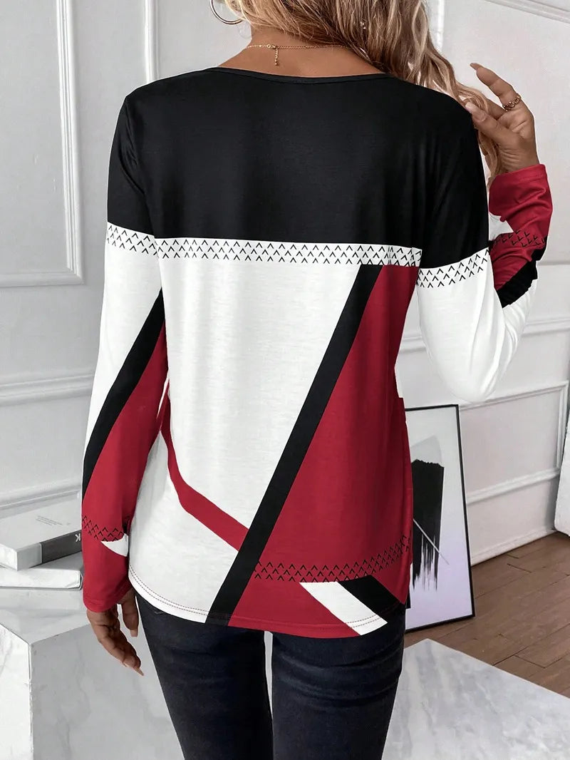 Althea - Langarmshirt Damen Locker & Stylisch
