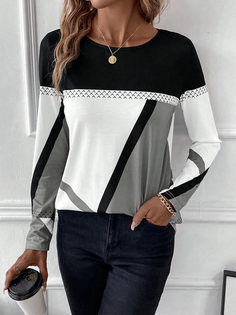 Althea - Langarmshirt Damen Locker & Stylisch