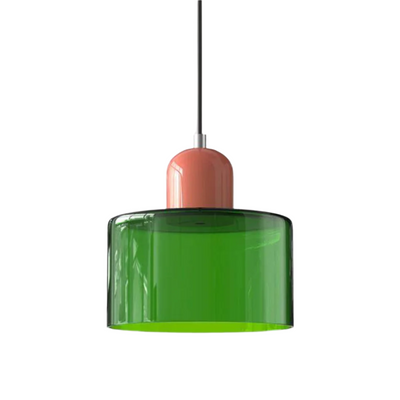 GlamorGlass Light - Europäische Retro Zylinder Pendelleuchte