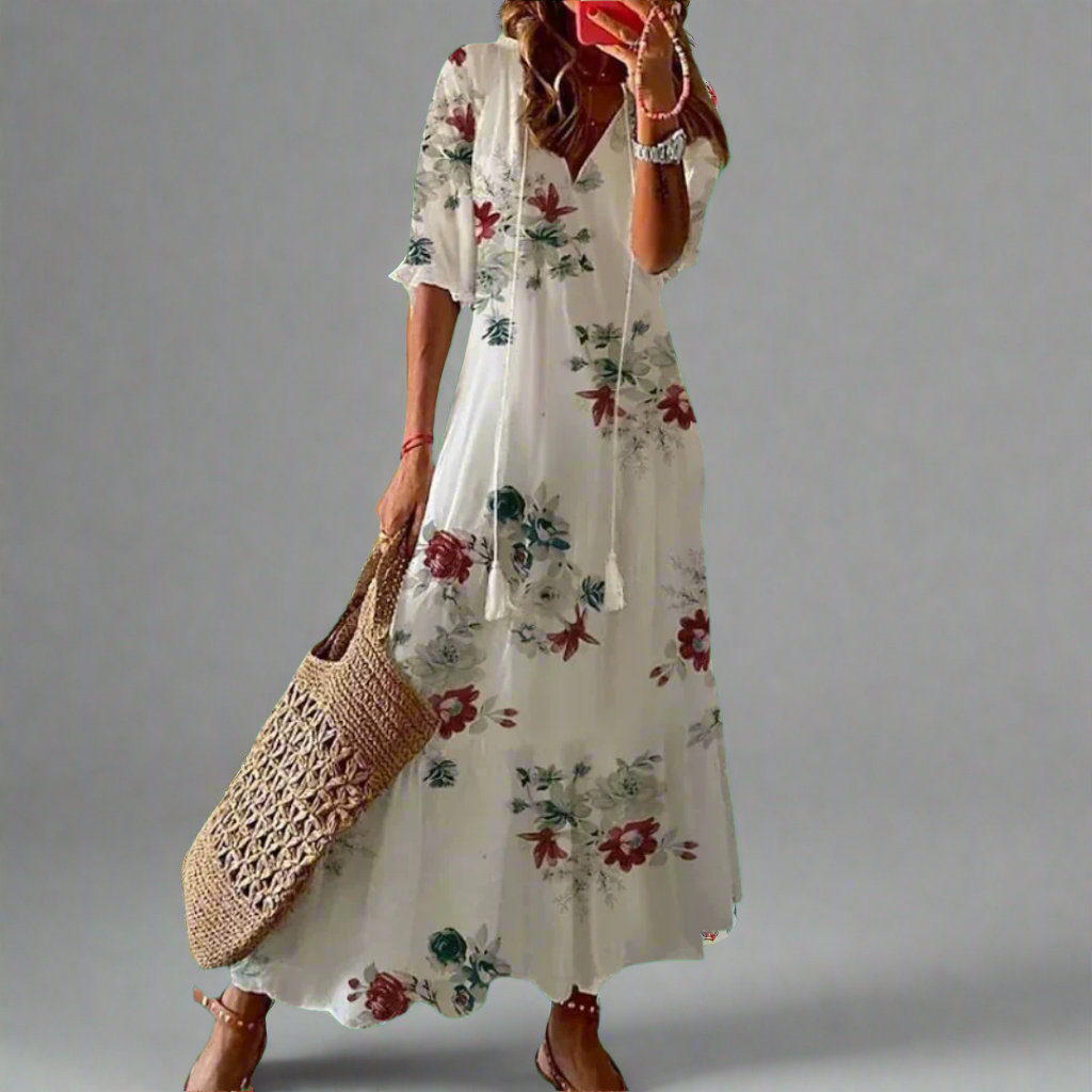 Cyratrud | Luftiges Maxikleid mit moderner Eleganz