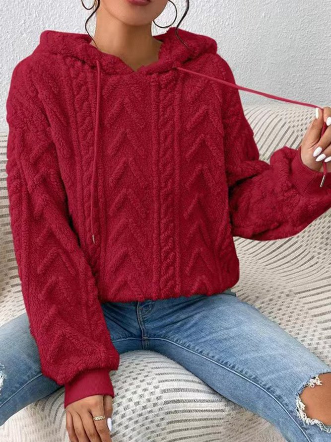 Herbstpulli mit Kapuze und Reißverschluss