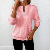 Birgit™ | Eleganter Stilvoller Strickpullover in Rosa