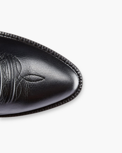 Damen Elegante Cowboystiefel | Westernstiefel Schwarz