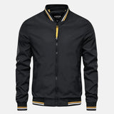 Hansen | Herren Winddichte Komfort Jacke – Windbreaker Herren Komfort in Schwarz