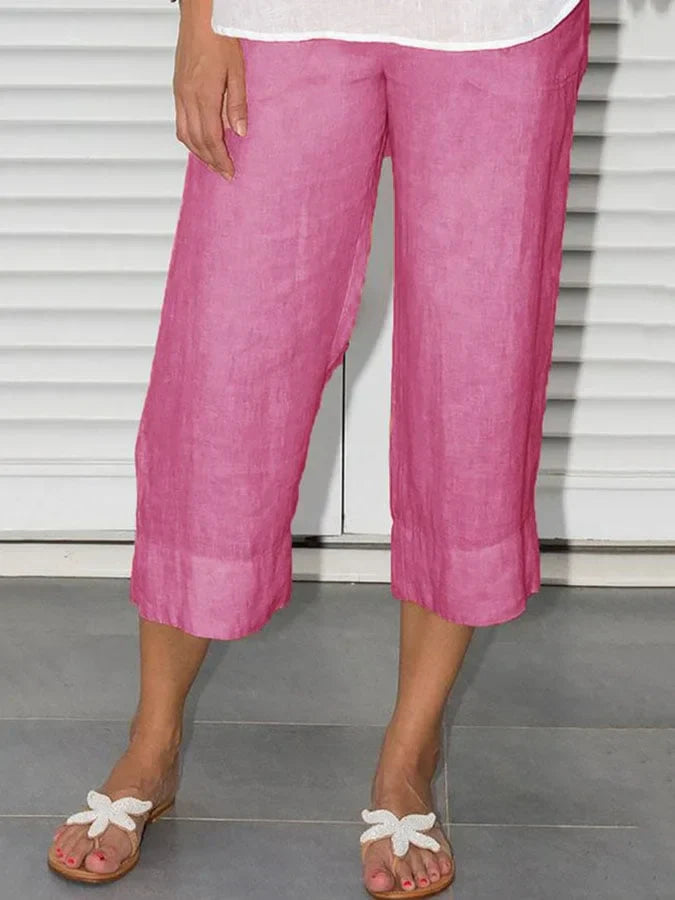 Wanda - Leinenhose Damen Sommer