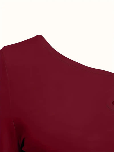 Nektaria - Kurzärmeliges Lässig Top