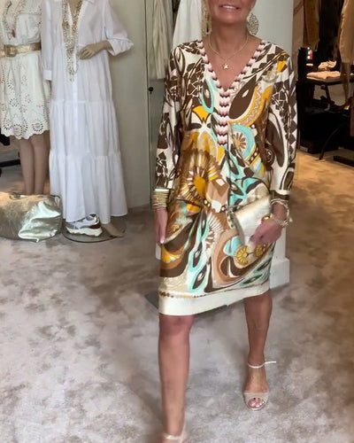 Mariane™ - Vintage Druckkleid