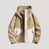 Edith | Damen Wasserdichte Outdoor Windbreaker Jacke in Beige