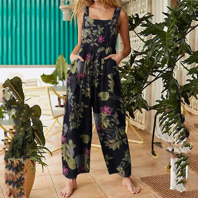 Alba - Sommerlicher Overall mit quadratischem Ausschnitt