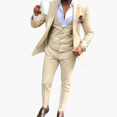 Klassisches Anzug Set - Herrenanzug 2-teilig Elegant Fit