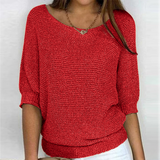 Louisa | Eleganter Pullover in Rot