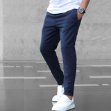 Aljure - Bequeme Slim-Fit-Hosen für Herren in Marineblau