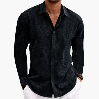 Leon | Stilvolles Freizeithemd mit Knöpfen