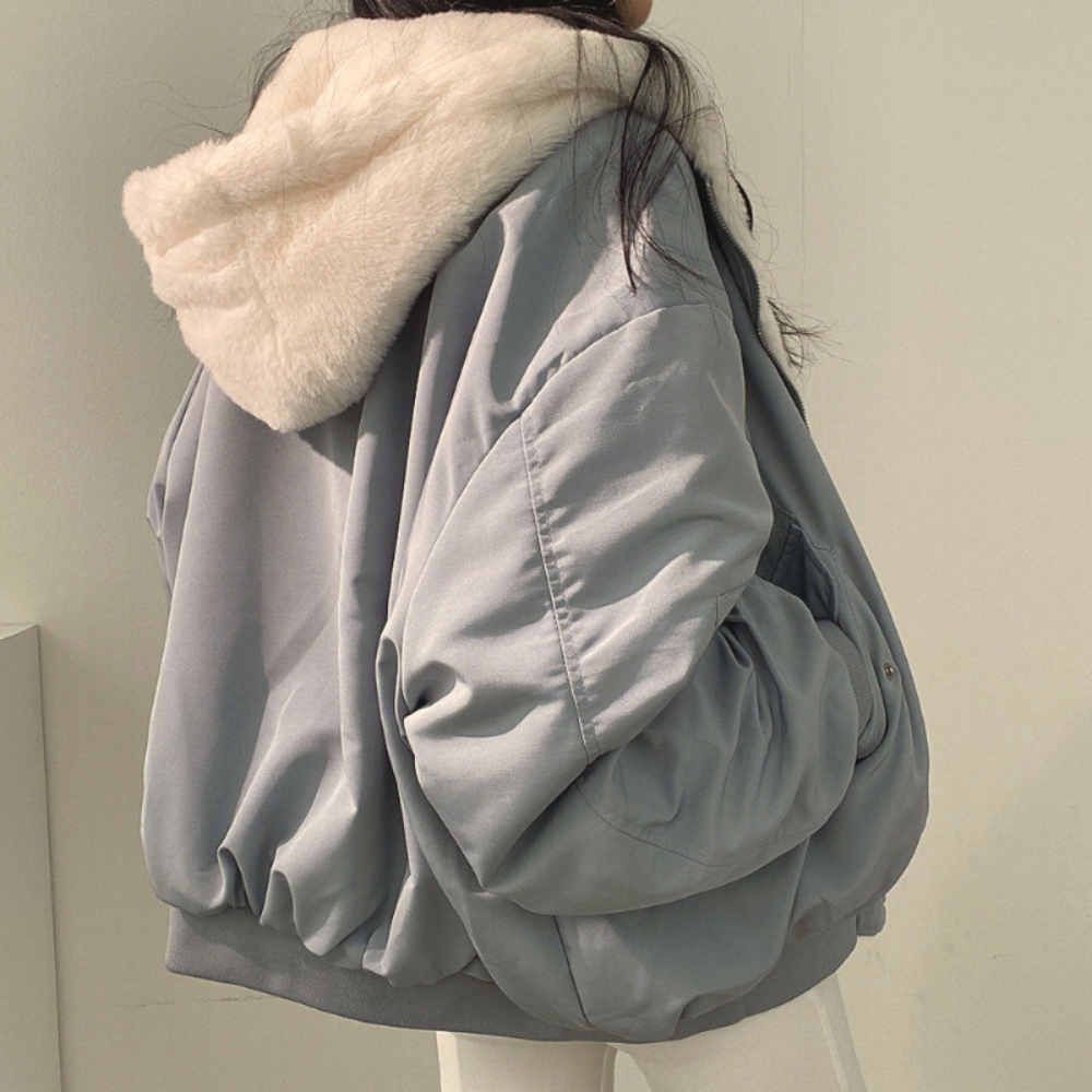 Heike - Wendejacke Damen Baumwolle Kapuze