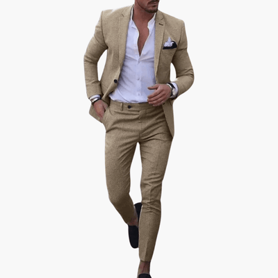 Herren Slim Fit Anzug mit Sakko für Business und Hochzeit