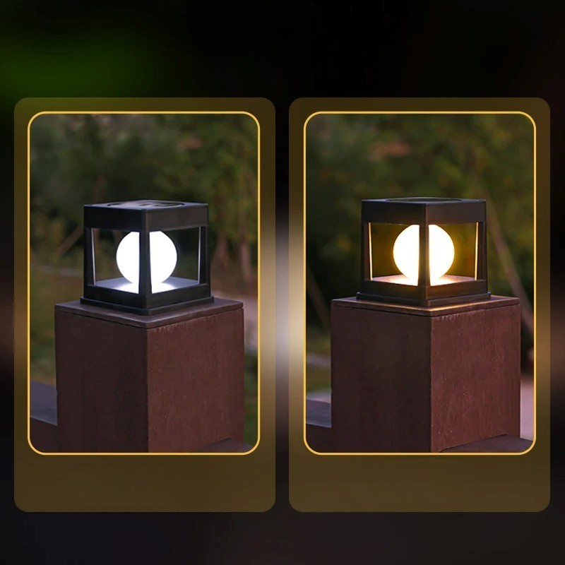 EverGlow Light – Wasserdichte Solar-Pfostenleuchte