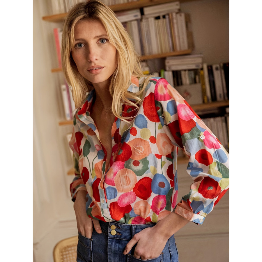 Solveig® | Blumenshirt für Damen