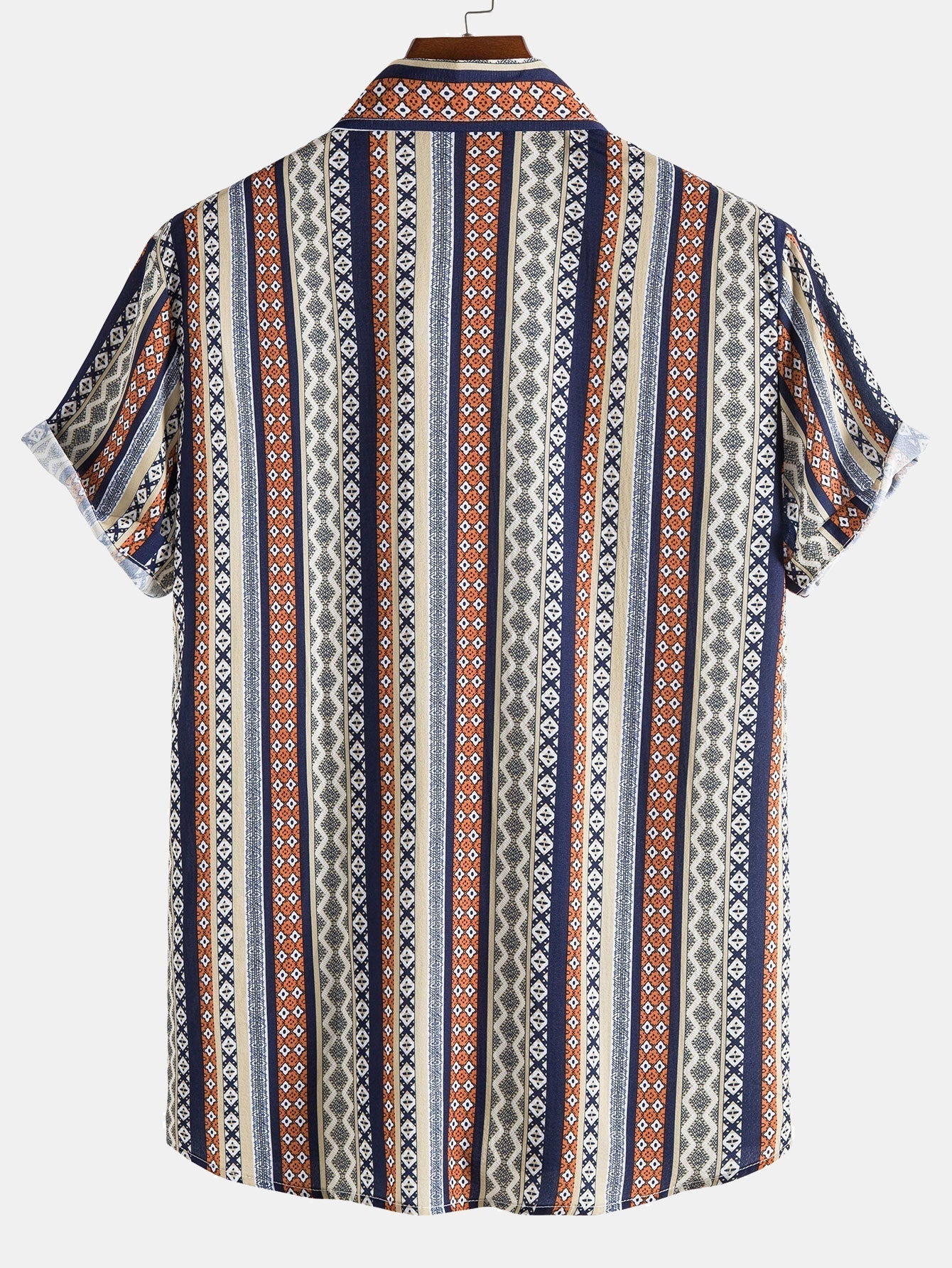 Shirt mit geometrischem Ethnomuster