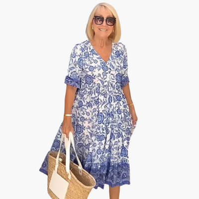 Silke | Boho-Kleid, das deinen Bauch mühelos kaschiert