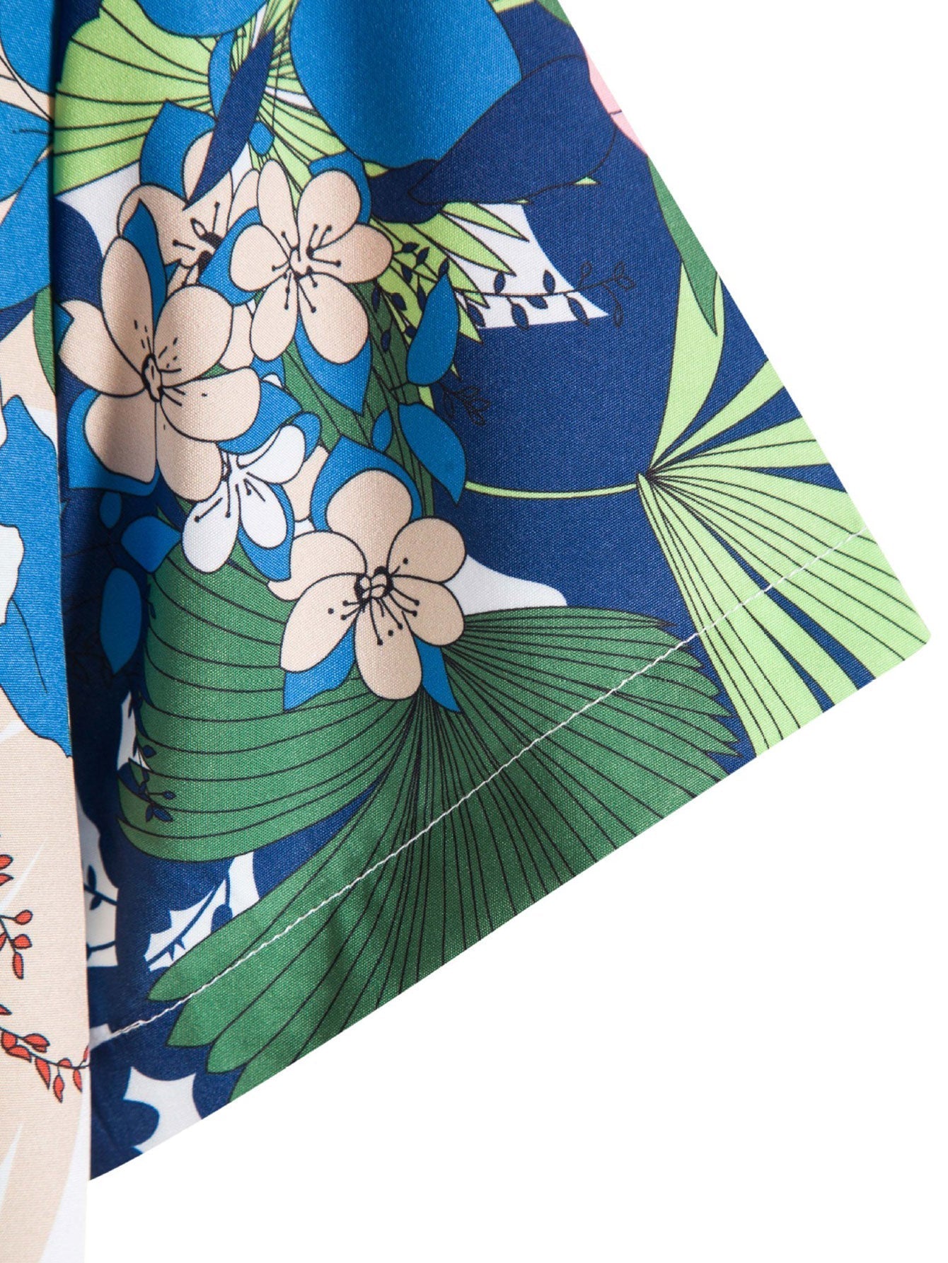 Resort-Mieder mit floraler Stickerei