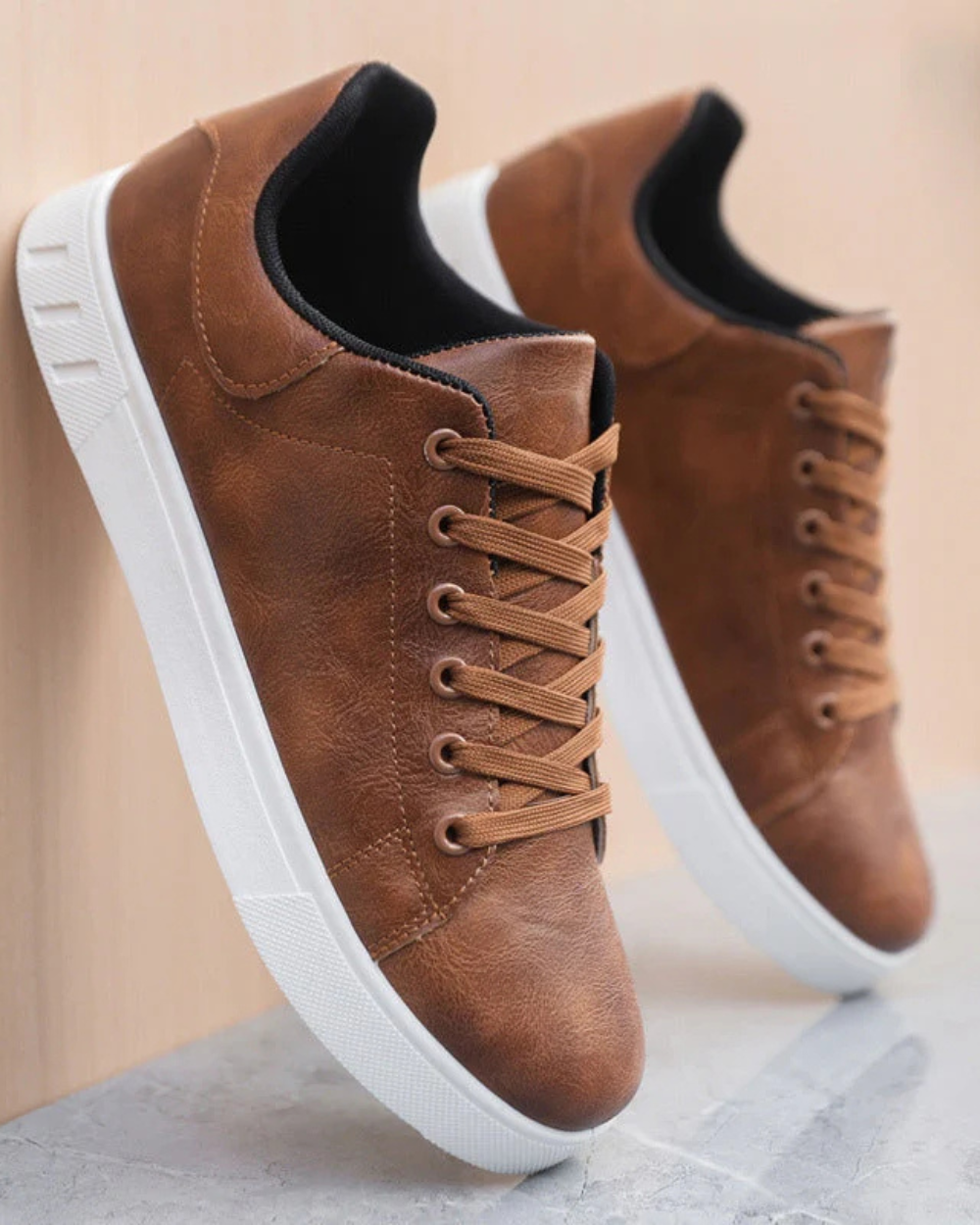 Corrado Klassieke Leren Sneakers