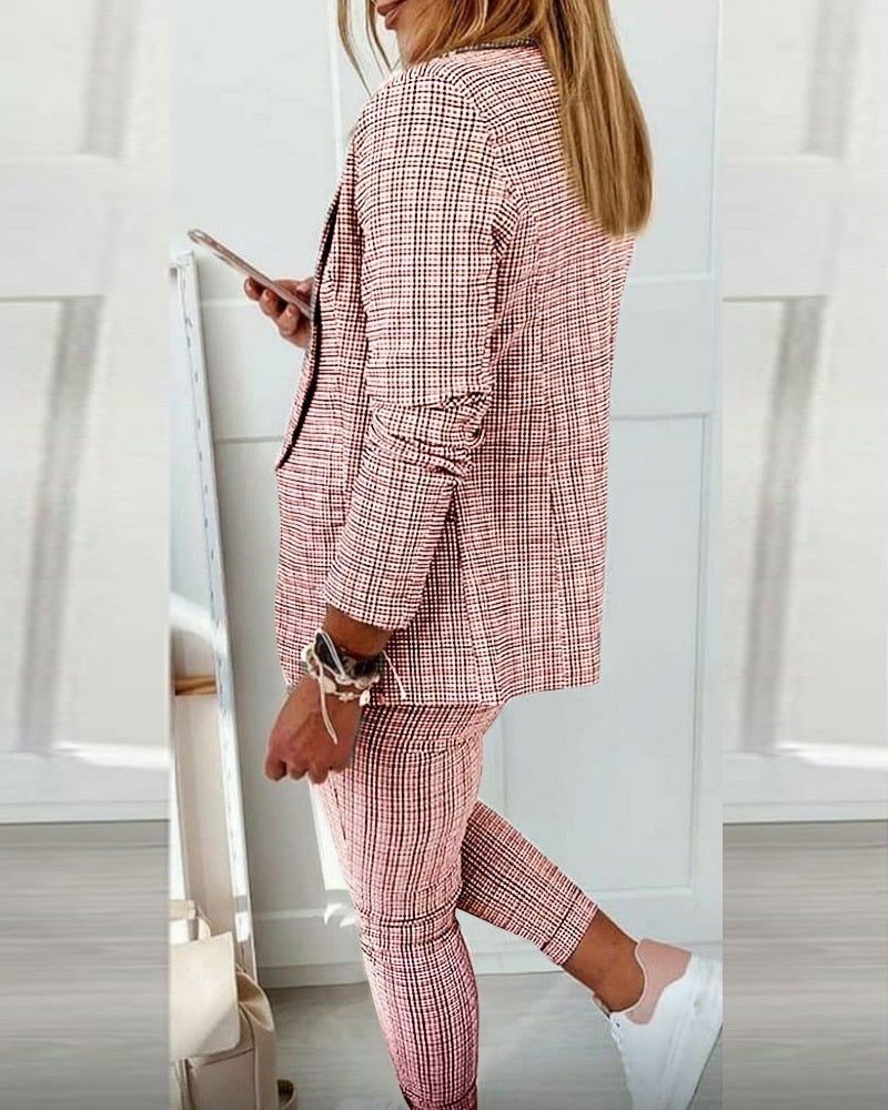 Vera - Lässiger Zweiteiler: Blazer & Hose