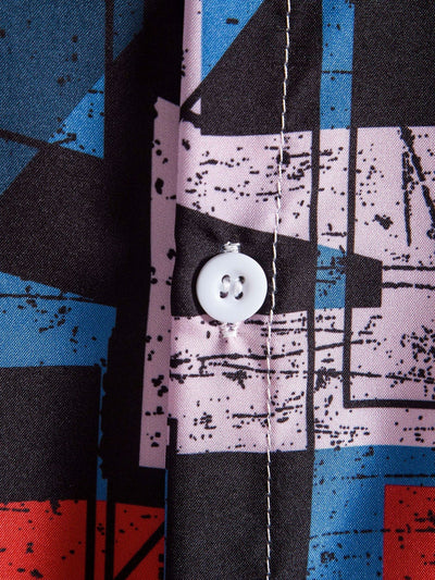 Shirt mit geometrischem Punktedruck