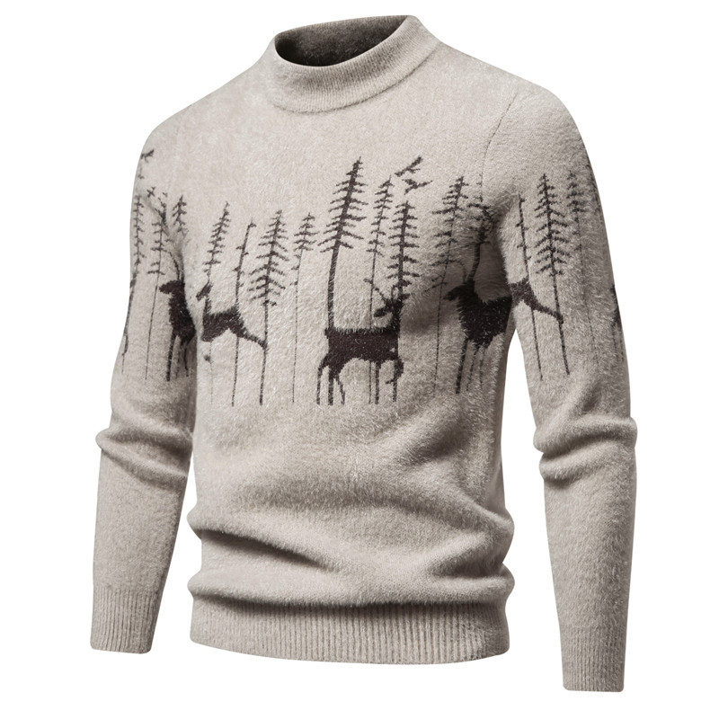 Premium Herren Pullover im Weihnachts Look