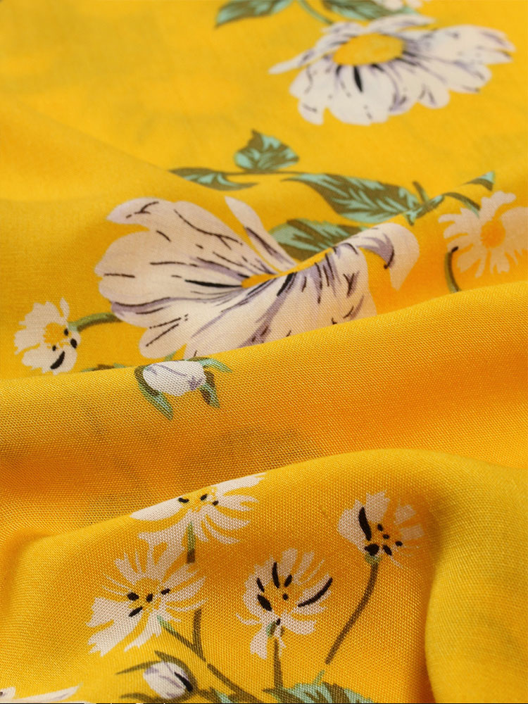 Revere Hemd mit Sonnenblumenprint