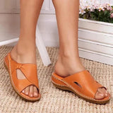 Robyn | Sandalen aus Leder in Orange