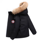 Crosby - Herrenjacke mit Kapuze in Schwarz / Braun