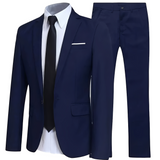 Haris - Eleganter zweiteiliger Anzug für Herren in Marineblau