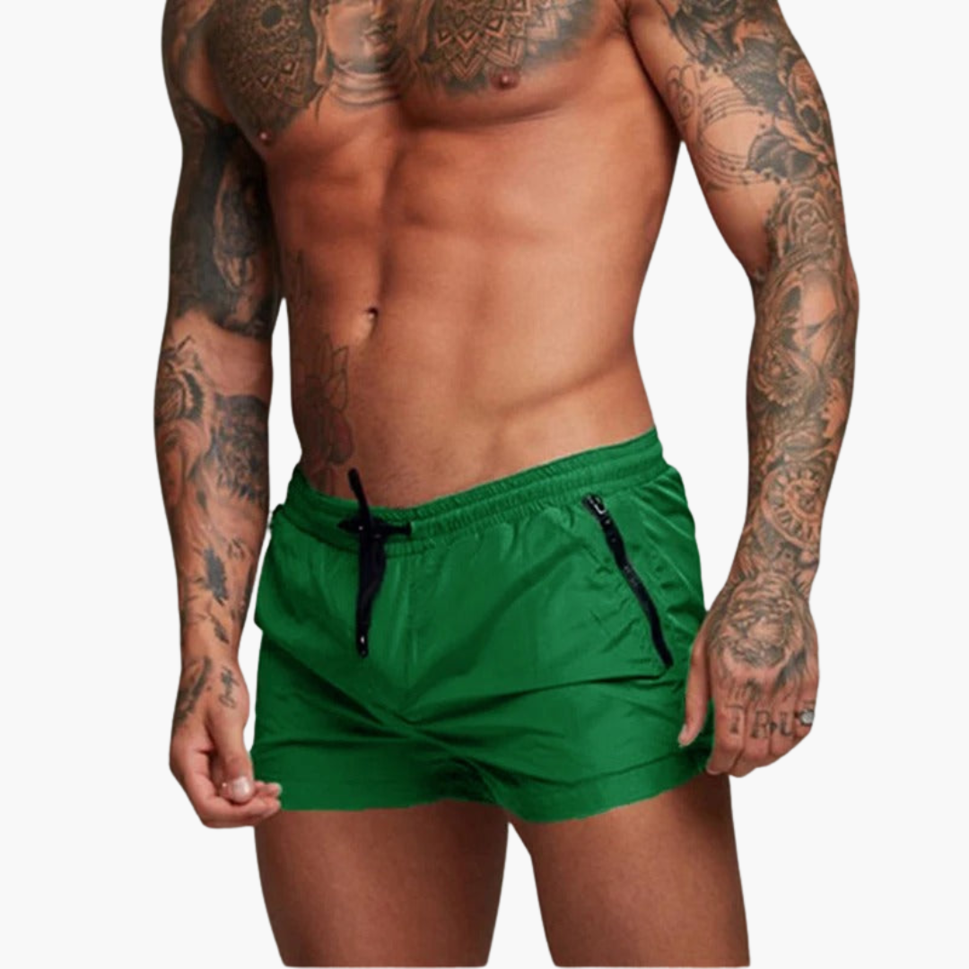 Schnelltrocknende Shorts - für Herren mit Stretch & Zipper
