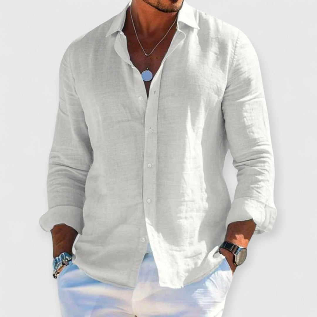 MIRAVO | Lässiges Herrenhemd aus Leinen