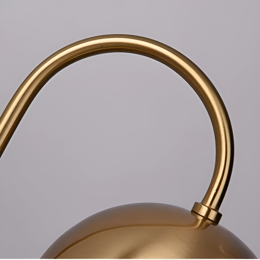 IronLume Lampe – Moderne runde Globus-Tischlampe