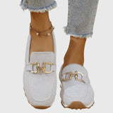 Helga | Damen Lässige Orthopädische Loafer in Weiß