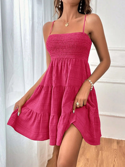 Geneva - Sommerkleid mit Rüschen und Trägern