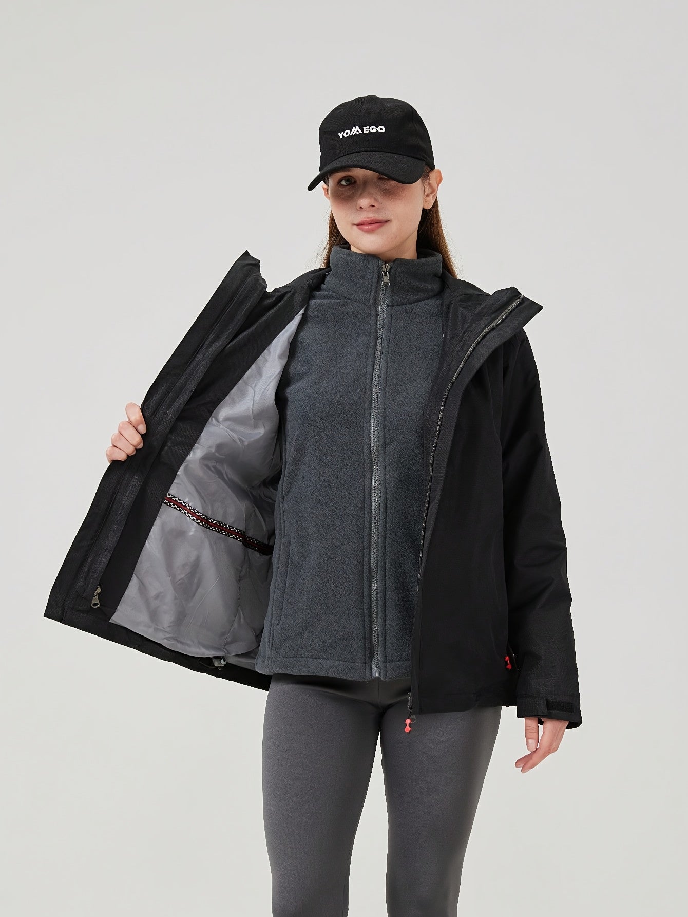 Damen Winter Skijacke | Outdoor mit Kapuze