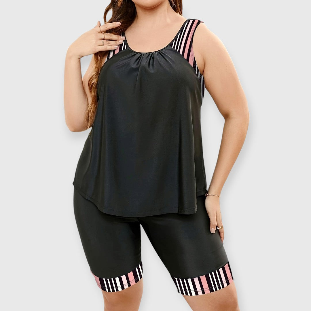 Elsie | Plus Size Tankini Set
