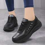 Halora - Legerer Schnür-Sneaker in Schwarz