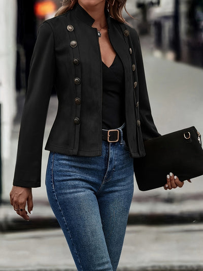 Federica - Retro Langarm Strickjacke