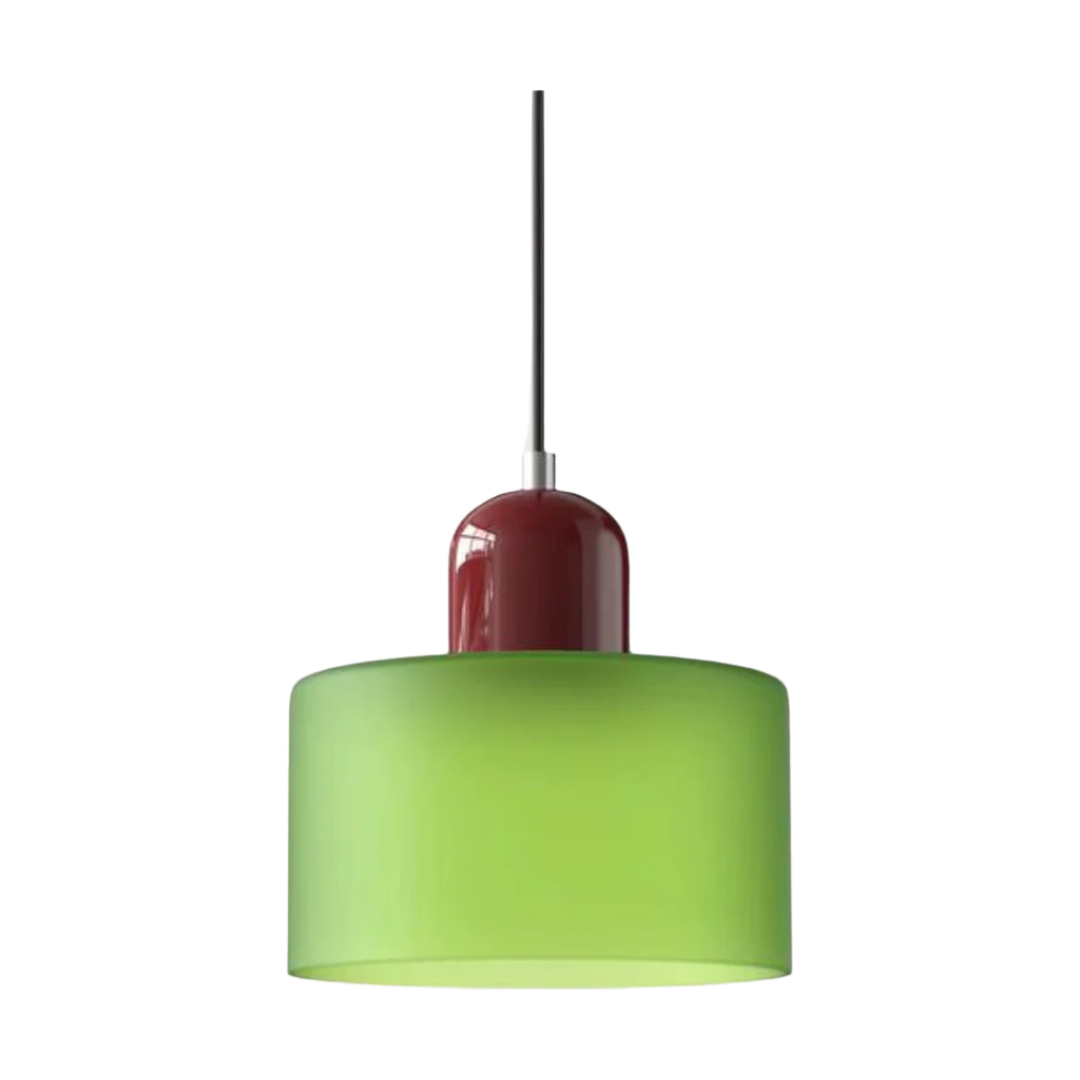 GlamorGlass Light - Europäische Retro Zylinder Pendelleuchte
