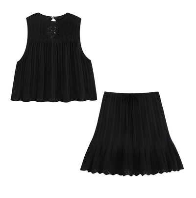 Gracey - Mesh-Set mit Top und Minirock