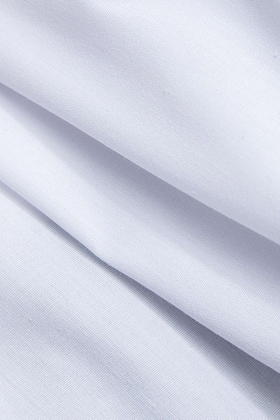 Sunniva | Cropped-Hemd mit Denim-Korsagen und voluminösen Ärmeln