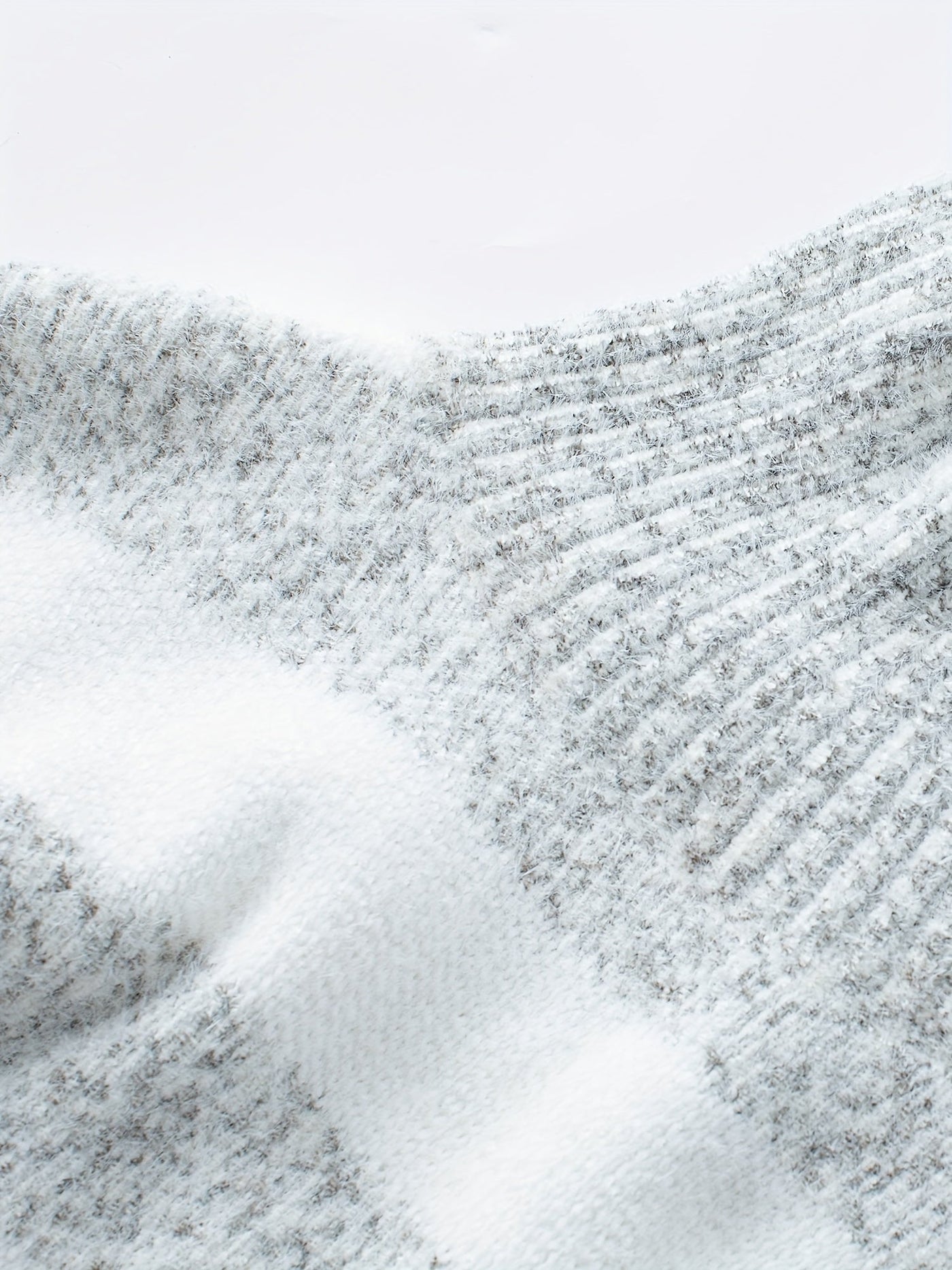 Gestreifter Rollkragenpullover für Damen | Gemütlich