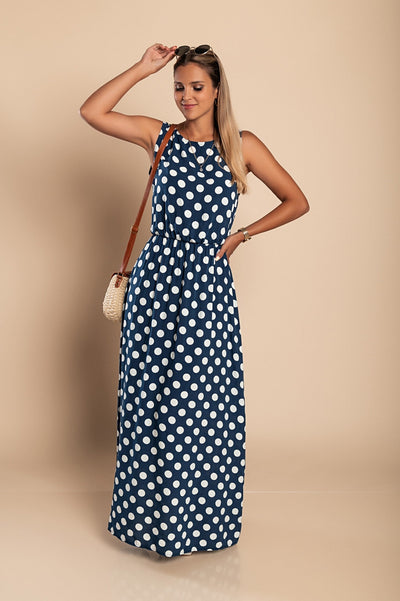 Lola - Polka Dot Maxi Dress