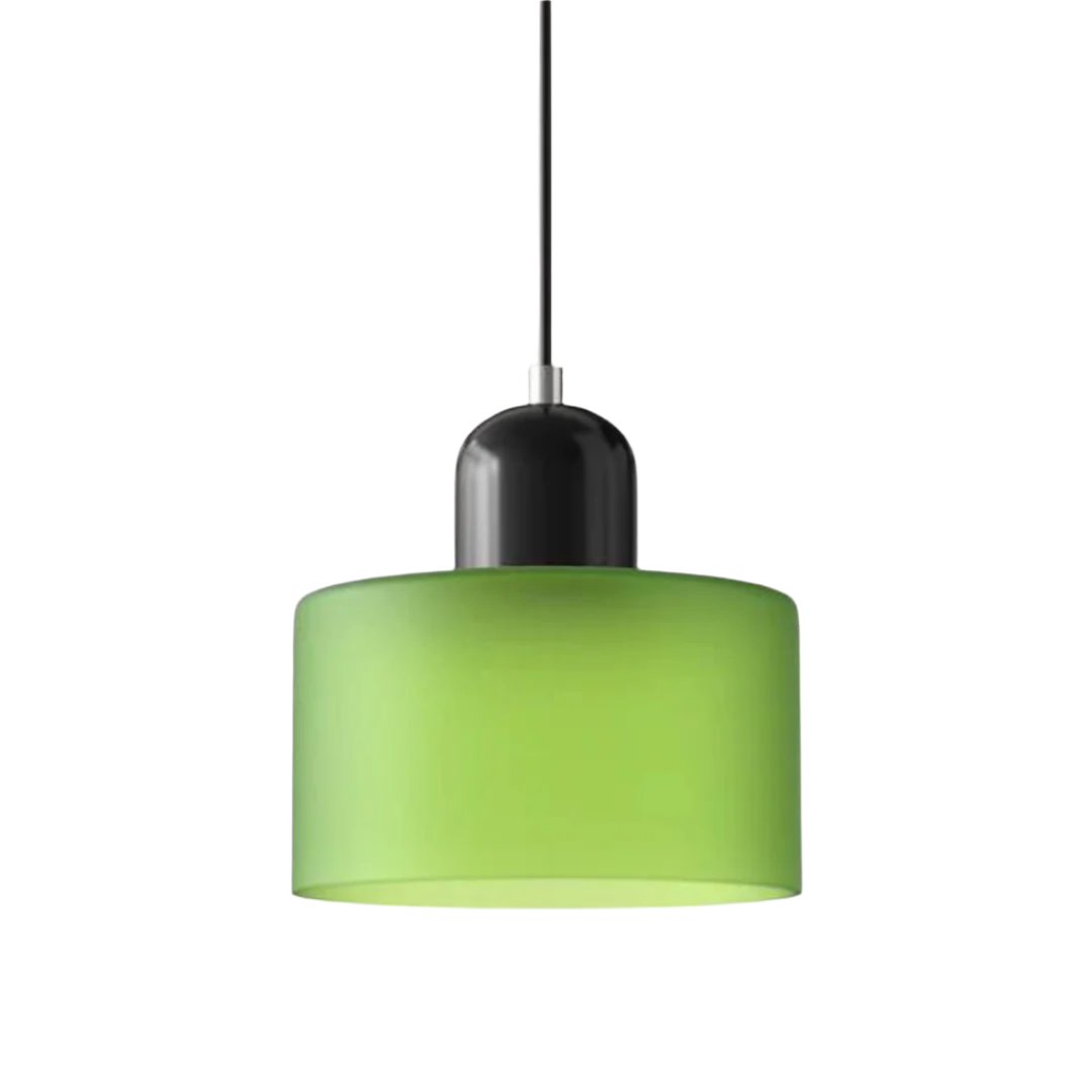 GlamorGlass Light - Europäische Retro Zylinder Pendelleuchte