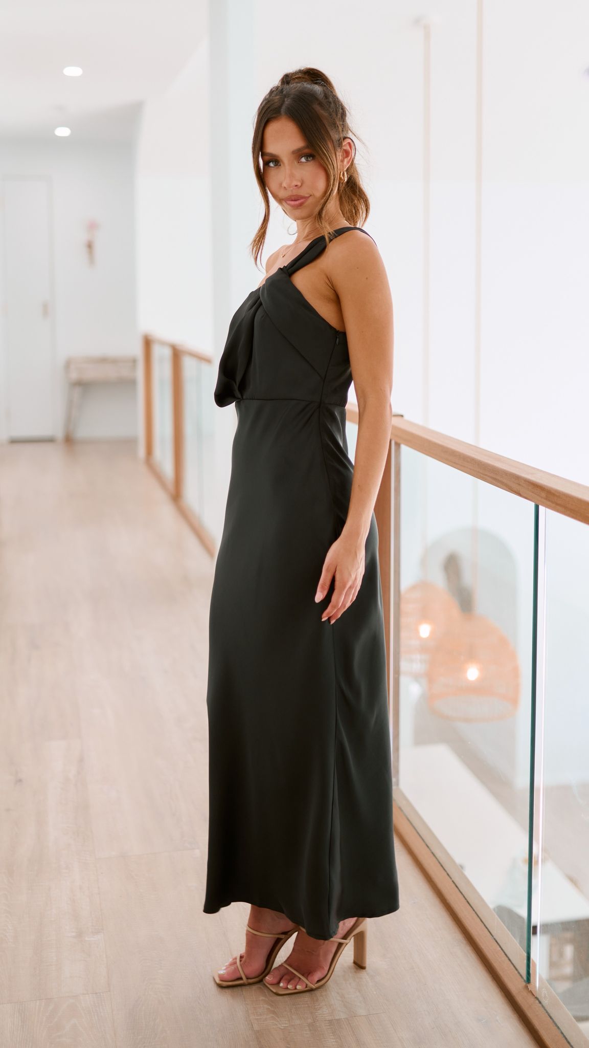 Annika - Schwarz Maxikleid