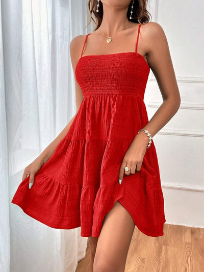 Geneva - Sommerkleid mit Rüschen und Trägern